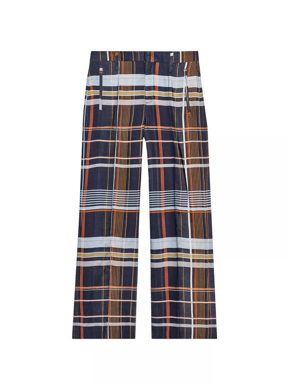 Zara Wide-Leg Plaid Pants